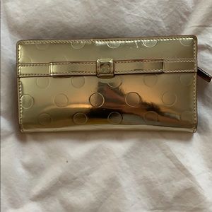 Gold Kate Spade Wallet